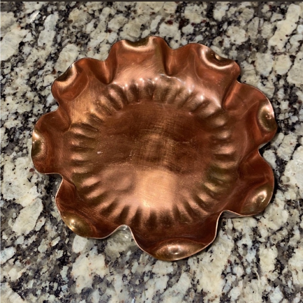 Vintage Gregorian Copper Dish Or Accent Decor
